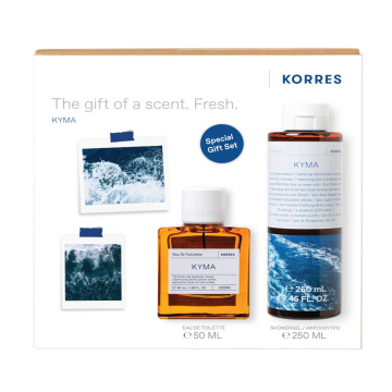 Korres Kyma Eau De Toilette 50ml & Shower Gel 250ml Gift Set Korres Kyma Eau De Toilette 50ml & Shower Gel 250ml Gift Set