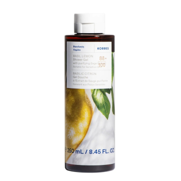 Korres Shower Gel Basil Lemon 250ml