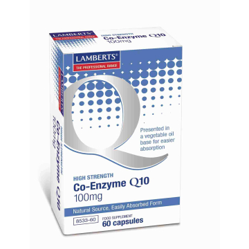 Lamberts Co-Enzyme Q10 100mg 60 Capsules