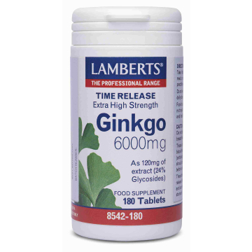 Lamberts Ginkgo 6000mg 180 Tablets
