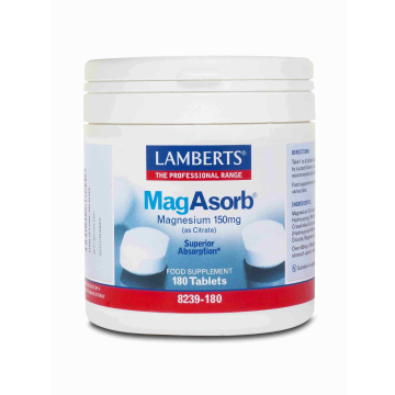 Lamberts MagAsorb 180 Tablets  
