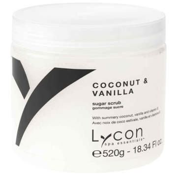 Lycon  Coconut & Vanilla Sugar Scrub 520g