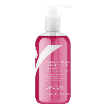 Lycon SoBerry Massage Bath and Body Oil 250ml