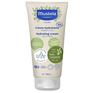 Mustela Bio Organic Hydrating Cream for Face & Body 150ml