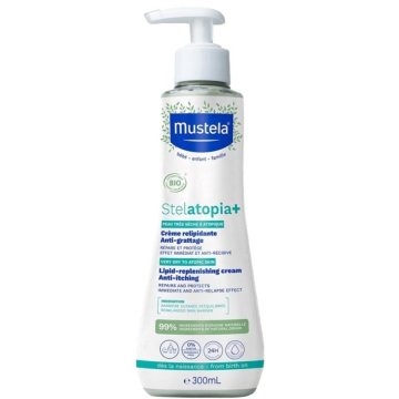 Mustela Stelatopia+ Lipid-Replenishing Anti-Itching Cream 300ml