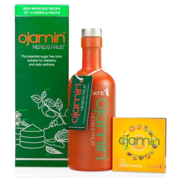 Ojamin Herb and Fruit Tonic Bottle 250ml