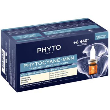 Phyto CYANE Men Treatment for Progressive Hair Loss 12 x 3.5ml