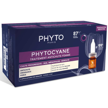 Phyto CYANE Progressive Treatment For Hair Loss For Women 12 x 5ml