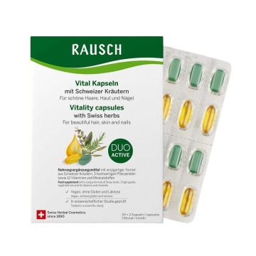 Rausch Swiss Herbal Vitality Capsules 30 x 2 caps