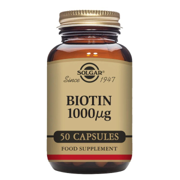 Solgar Biotin 1000 µg 50 Vegetable Capsules Solgar Biotin 1000 µg 50 Vegetable Capsules