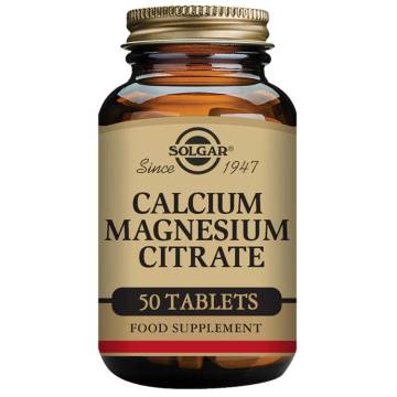 Solgar Calcium Magnesium Citrate 50 Tablets Solgar Calcium Magnesium Citrate 50 Tablets