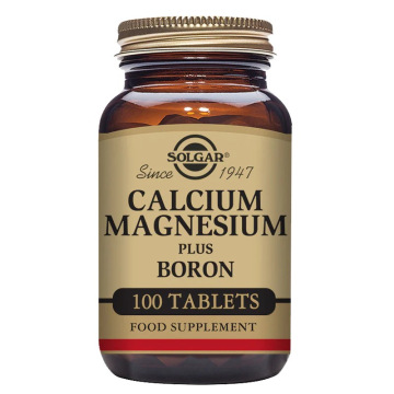 Solgar Calcium Magnesium Plus Boron 100 Tablets Solgar Calcium Magnesium Plus Boron 100 Tablets