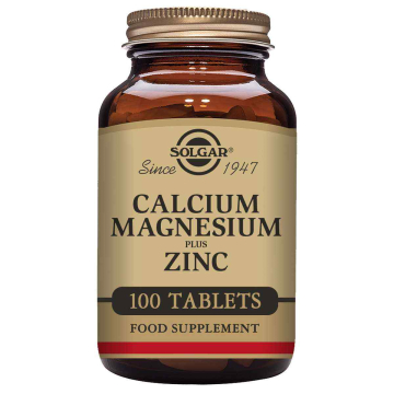 Solgar Calcium Magnesium Plus Zinc 100 Tablets Solgar Calcium Magnesium Plus Zinc 100 Tablets