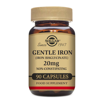 Solgar Gentle Iron 20 mg 90 Vegetable Capsules