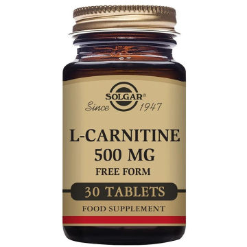 Solgar L-Carnitine 500 mg 30 Tablets Solgar L-Carnitine 500 mg 30 Tablets