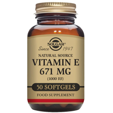 Solgar Vitamin E 671 mg (1000 IU) 50 Softgels Solgar Vitamin E 671 mg (1000 IU) 50 Softgels
