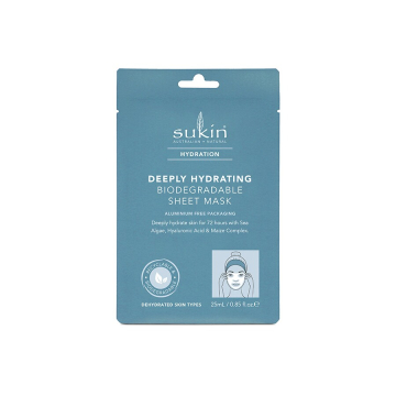 Sukin Deeply Hydrating Biodegradable Sheet Mask Sukin Deeply Hydrating Biodegradable Sheet Mask