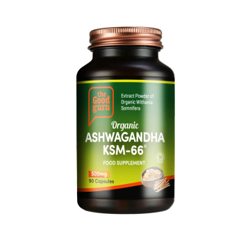 The Good Guru Organic Ashwagandha KSM-66 90 Capsules