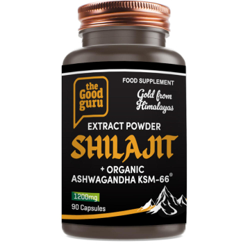 The Good Guru Shilajit + Ashwaganda KSM-66 90 Caps