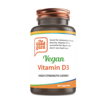 The Good Guru Vegan Vitamin D3 High Strength 90 Caps