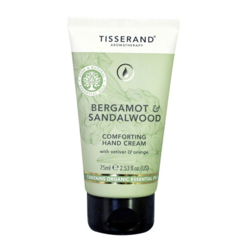 Tisserand Bergamot and Sandlewood Comforting Hand Cream 75ml
