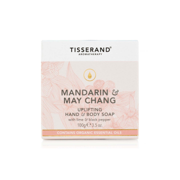 Tisserand Mandarin and May Chang Uplifting Hand and Body Soap 100g Tisserand Mandarin and May Chang Uplifting Hand and Body Soap 100g