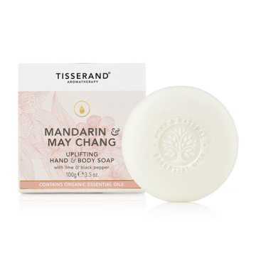 Tisserand Mandarin and May Chang Uplifting Hand and Body Soap 100g Tisserand Mandarin and May Chang Uplifting Hand and Body Soap 100g