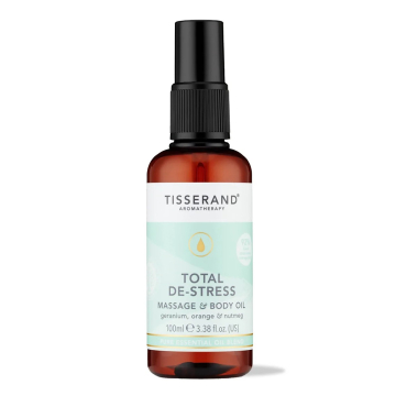 Tisserand Total De-Stress Massage and Body Oil 100ml