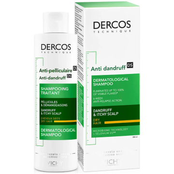 Vichy Dercos Anti-Dandruff - Dry Hair Shampoo 200ml