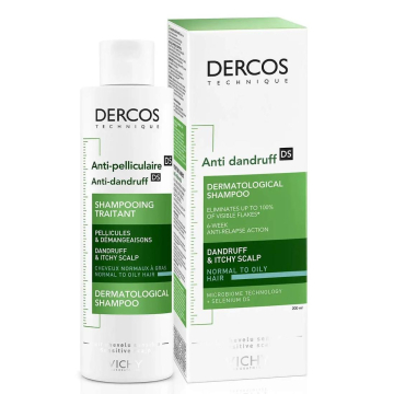 Vichy Dercos Anti-Dandruff - Normal to Oily Hair Shampoo 200ml