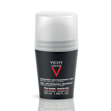 Vichy Homme Deo Roll-On 48H Sensitive 50ml