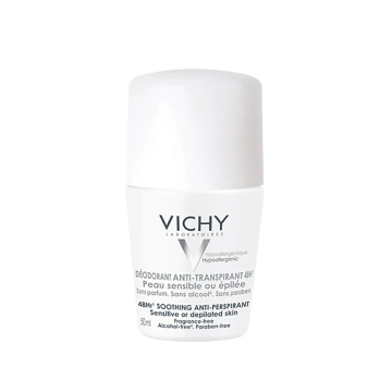 Vichy Sensitive Skin 48hr Roll-On Anti-Perspirant Deodorant 50ml