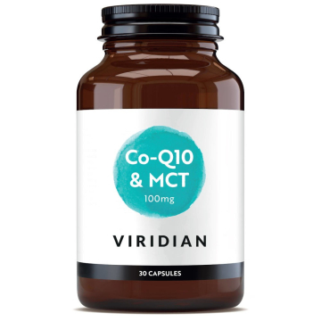 Viridian Co-enzyme Q10 100mg with MCT 30 Veg Caps