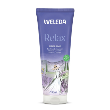 Weleda Relax Aroma Lavender Creamy Body Wash 200ml