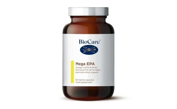 BioCare Mega EPA Omega 3 Fish Oil 60 Marine Capsules