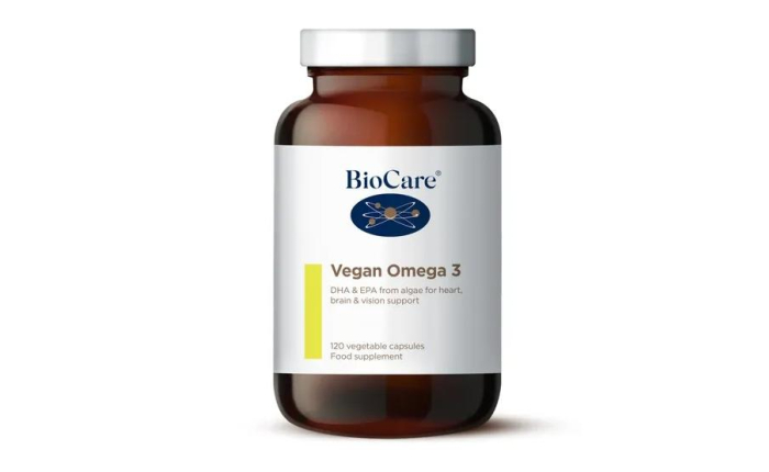 BioCare Vegan Omega 3 120 Vegetable Capsules