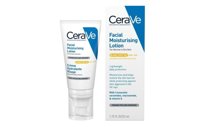 CeraVe AM Facial Moisturising Lotion SPF50 52ml CeraVe AM Facial Moisturising Lotion SPF50 52ml