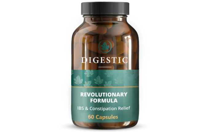 Digestic Revolutionary Formula for IBS & Constipation Relief 60 Capsules Digestic Revolutionary Formula for IBS & Constipation Relief 60 Capsules