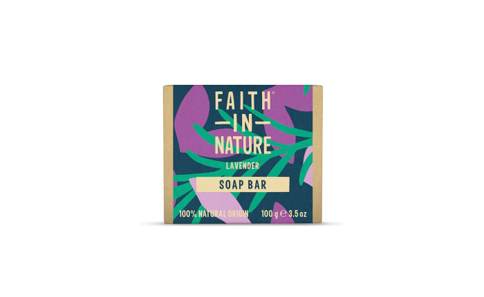 Faith in Nature Lavender Soap Bar 100g Faith in Nature Lavender Soap Bar 100g