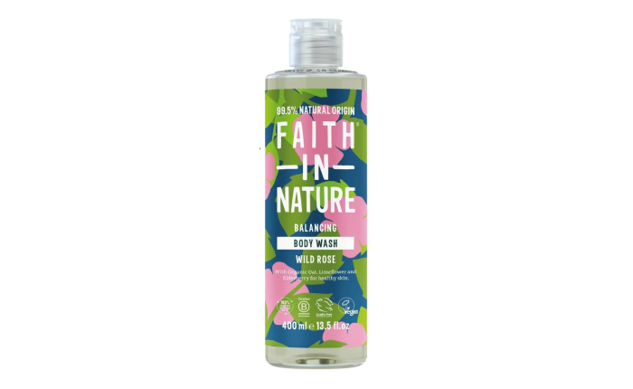 Faith in Nature Wild Rose Body Wash 400ml Faith in Nature Wild Rose Body Wash 400ml
