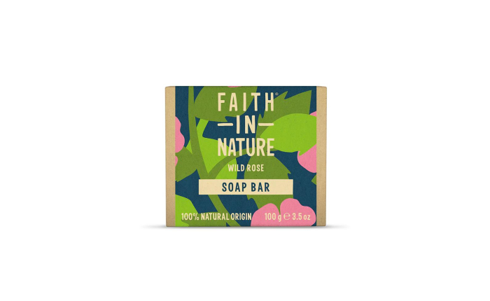 Faith in Nature Wild Rose Soap Bar 100g