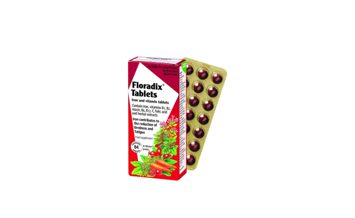 Floradix Iron & Vitamin 84 Tablets Floradix Iron & Vitamin 84 Tablets