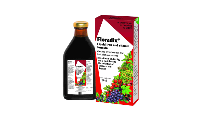 Floradix Liquid Iron Formula 500ml Floradix Liquid Iron Formula 500ml
