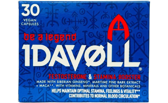 ldavøll® Vegan Food Supplement For Men 30 Vegan Capsules