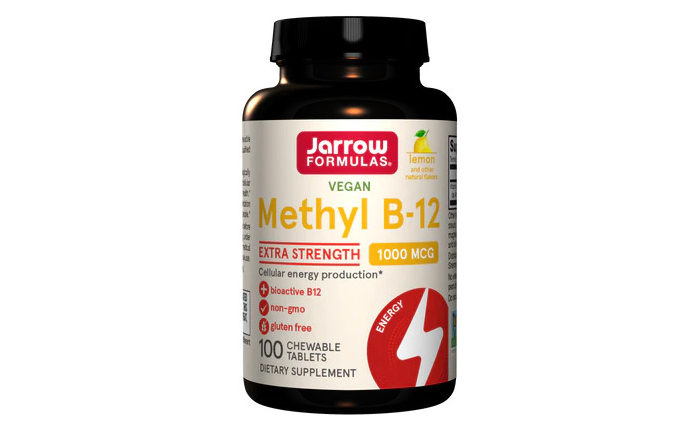 Jarrow Formulas Methyl B-12 Lemon 1000mcg 100 chewable tablets Jarrow Formulas Methyl B-12 Lemon 1000mcg 100 chewable tablets