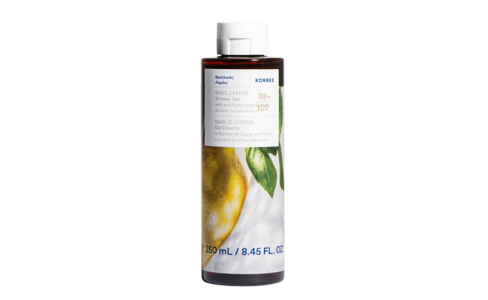 Korres Shower Gel Basil Lemon 250ml Korres Shower Gel Basil Lemon 250ml