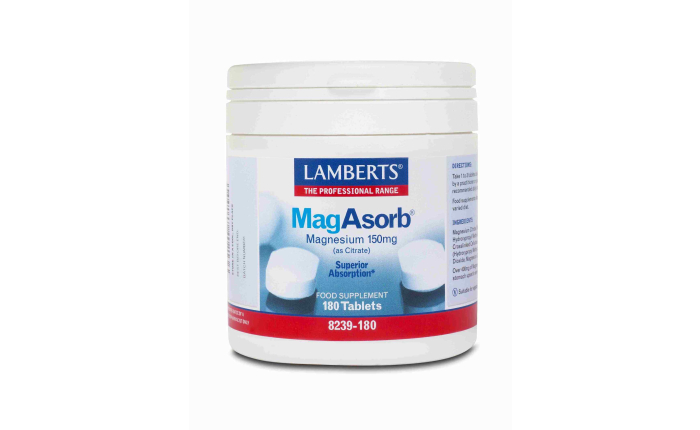 Lamberts MagAsorb 180 Tablets Lamberts MagAsorb 180 Tablets