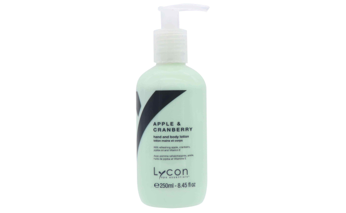 Lycon Apple & Cranberry Hand & Body Lotion 250ml Lycon Apple & Cranberry Hand & Body Lotion 250ml