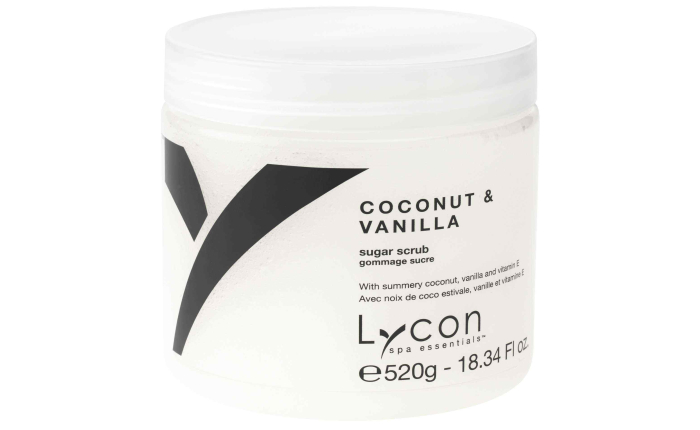 Lycon  Coconut & Vanilla Sugar Scrub 520g