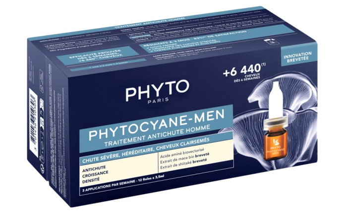 Phyto CYANE Men Treatment for Progressive Hair Loss 12 x 3.5ml
